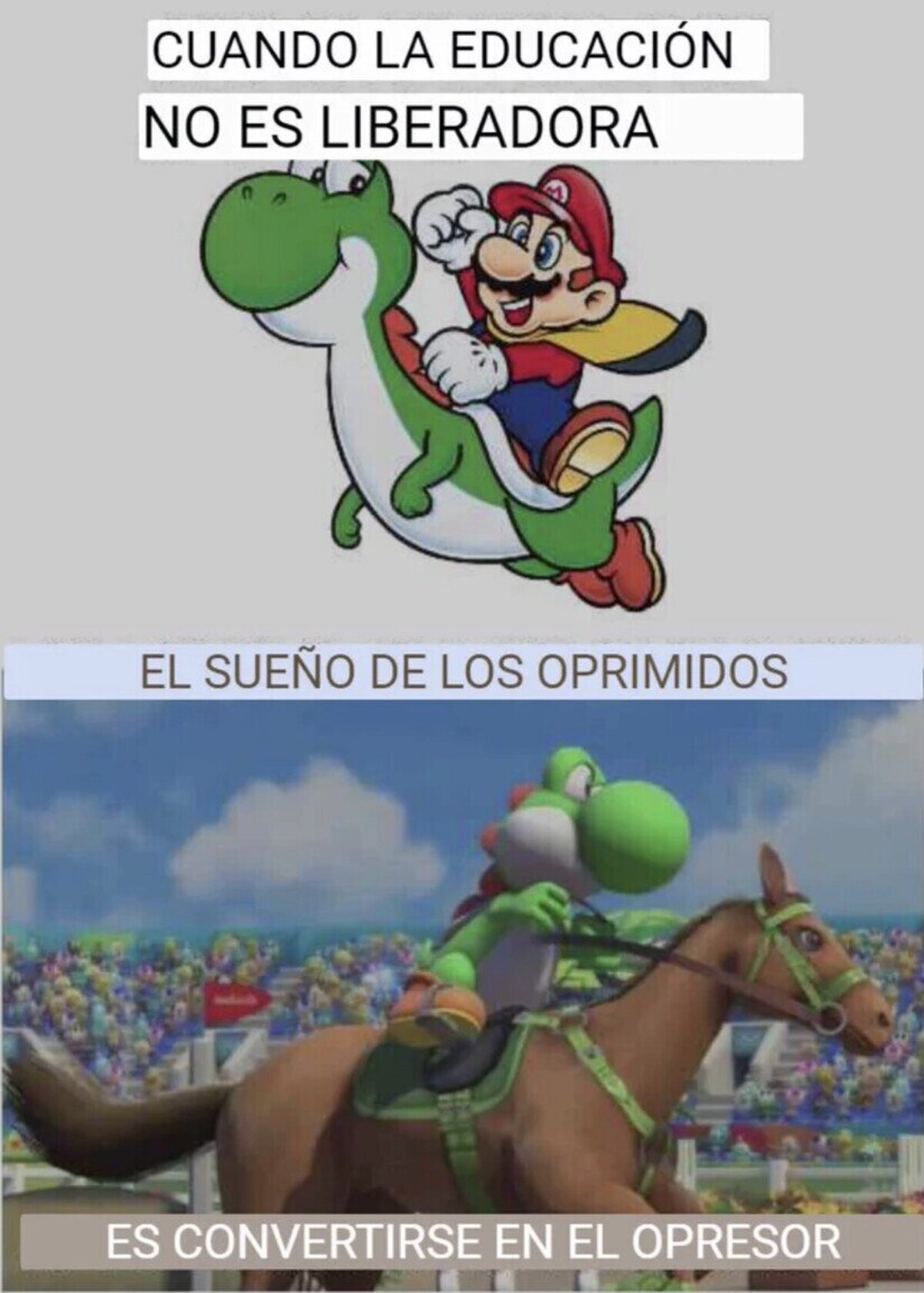 Yoshi es el estandarte de los oprimidos