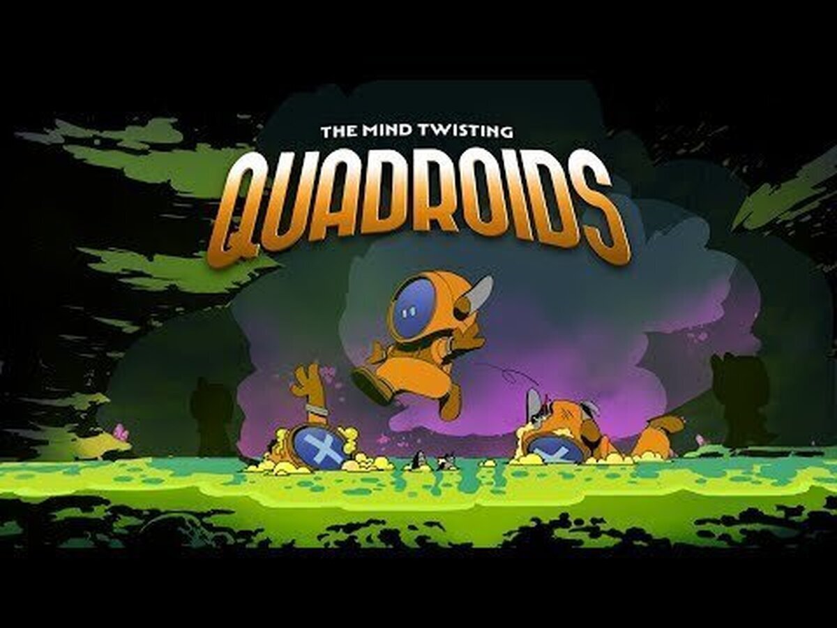 Disfruta el nuevo juego de plataformas y puzles, The Mind Twisting Quadroids, un auténtico dolor cerebral