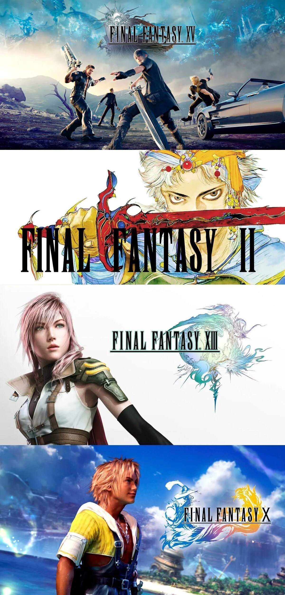 &Uacute;nicamente puedes quedarte con uno de estos videojuegos de #FinalFantasy. &iquest;Con cu&aacute;l te quedar&iacute;as? 
