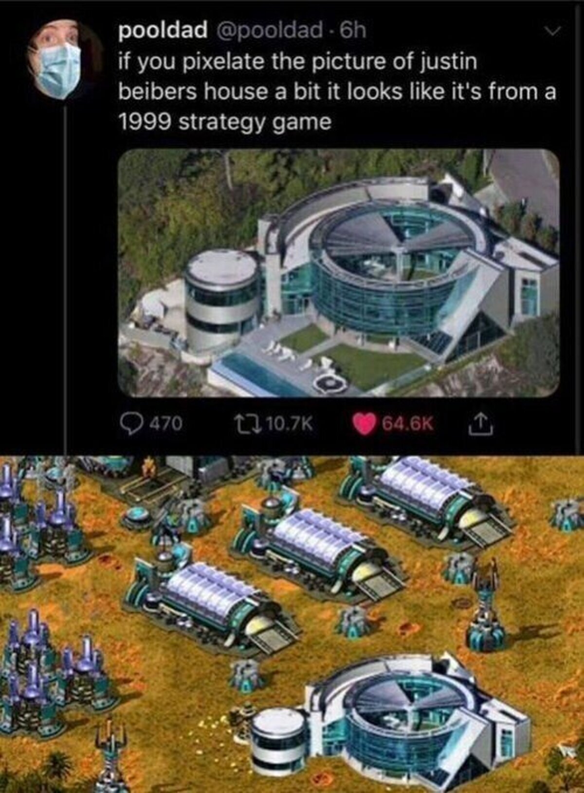 La casa de Justin es rara...