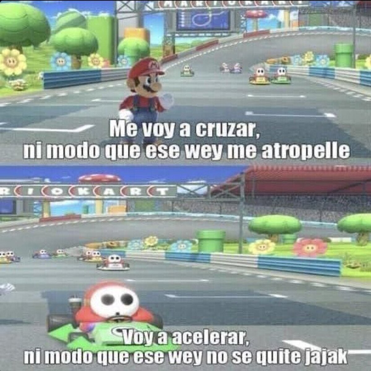 El riesgo en mitad de la pista