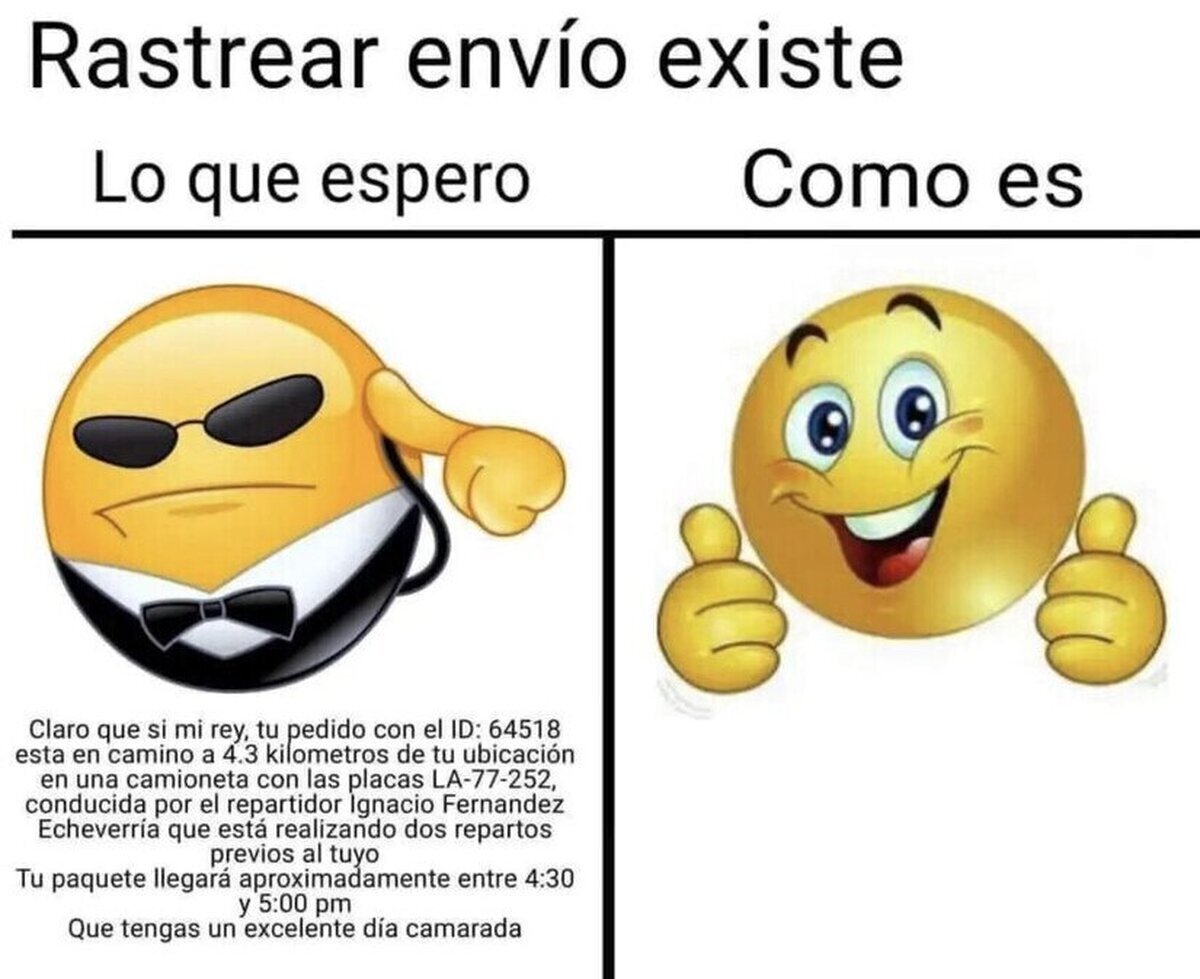 Así soy con los envíos