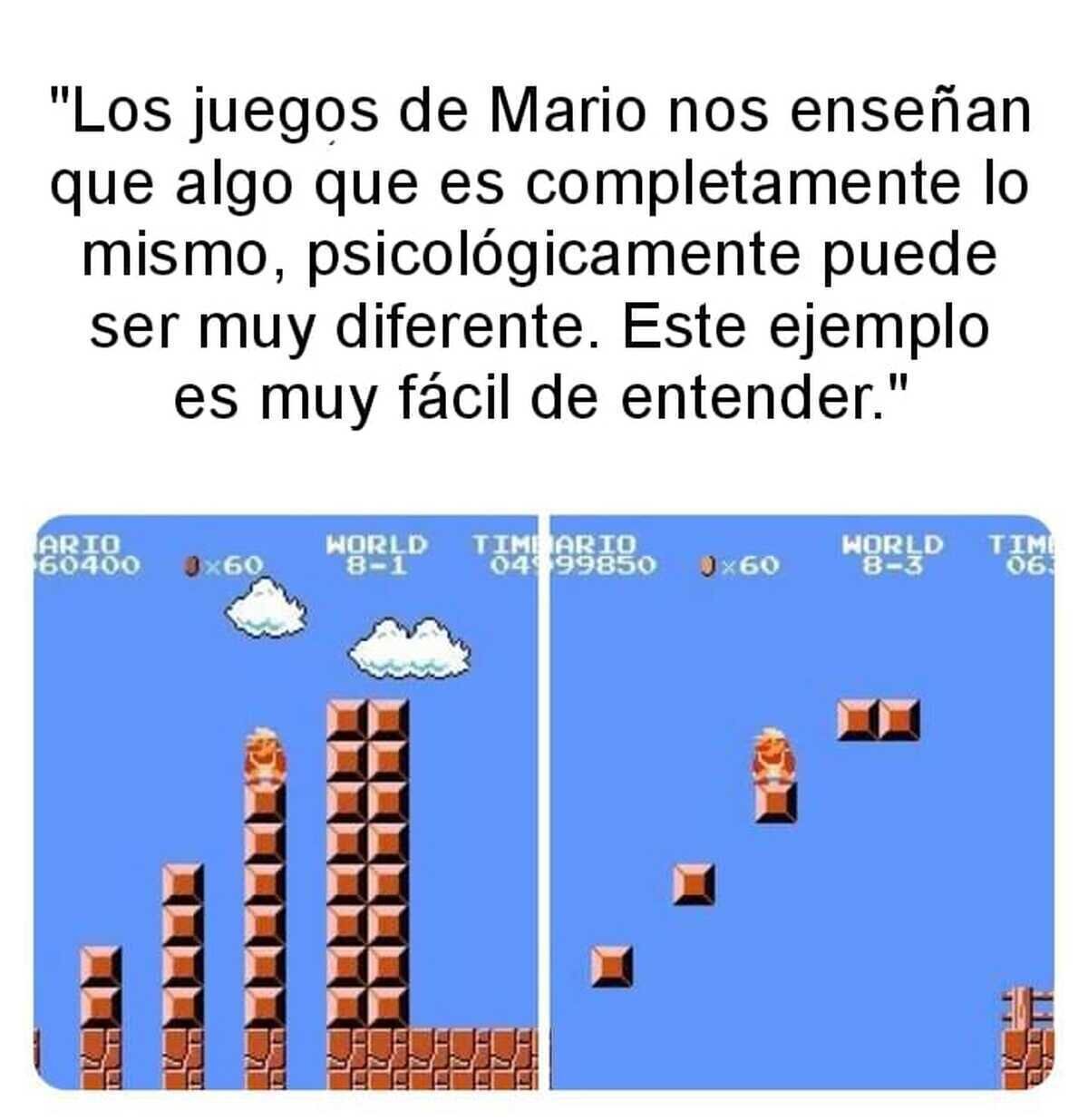 El juego mental de Mario