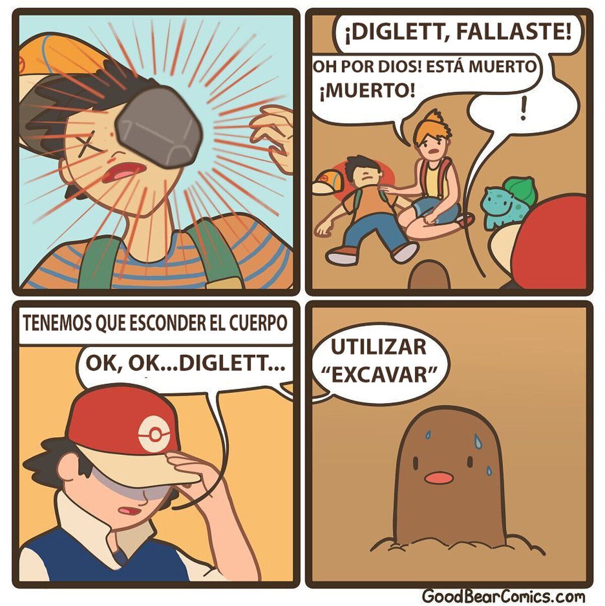 Diglett ahora es parte de un crimen