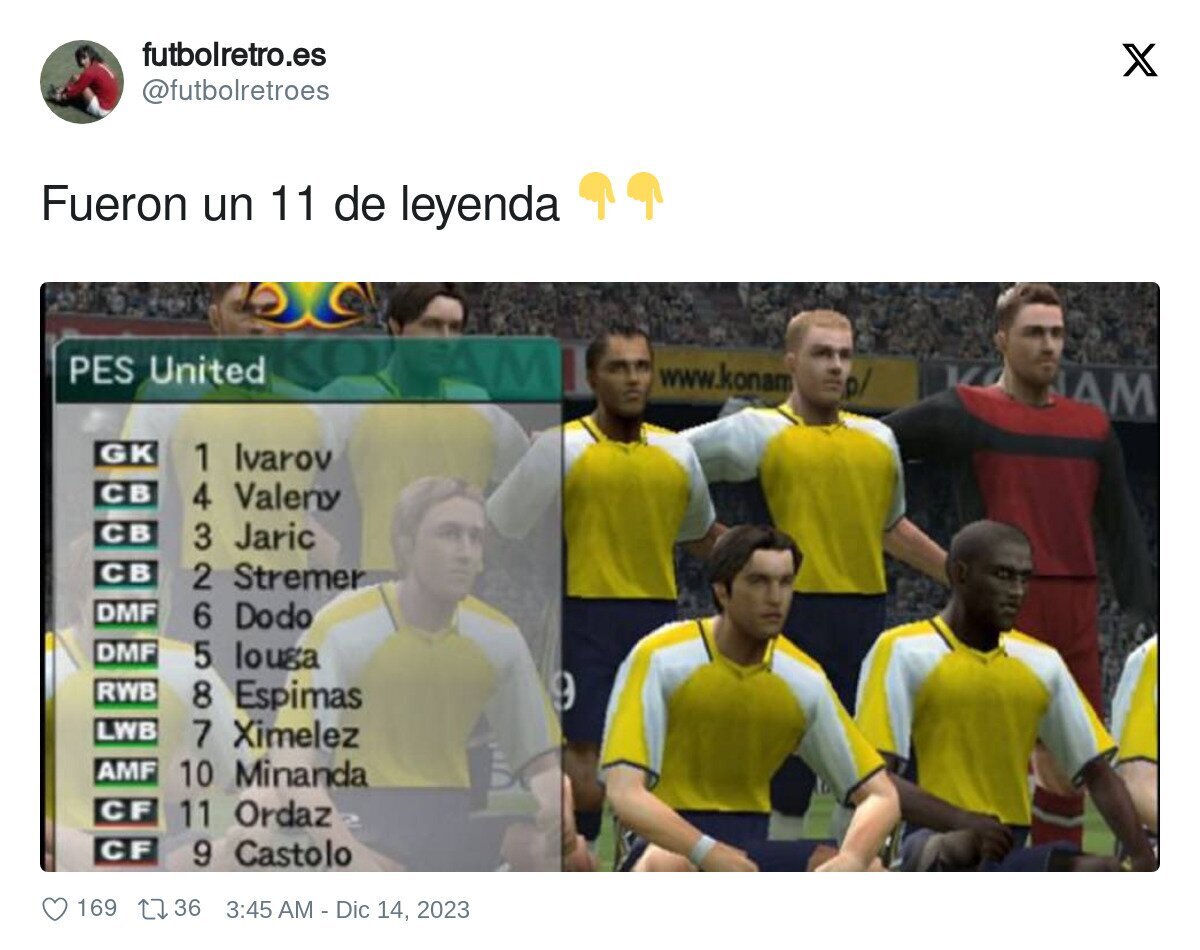 Fueron un 11 de leyenda