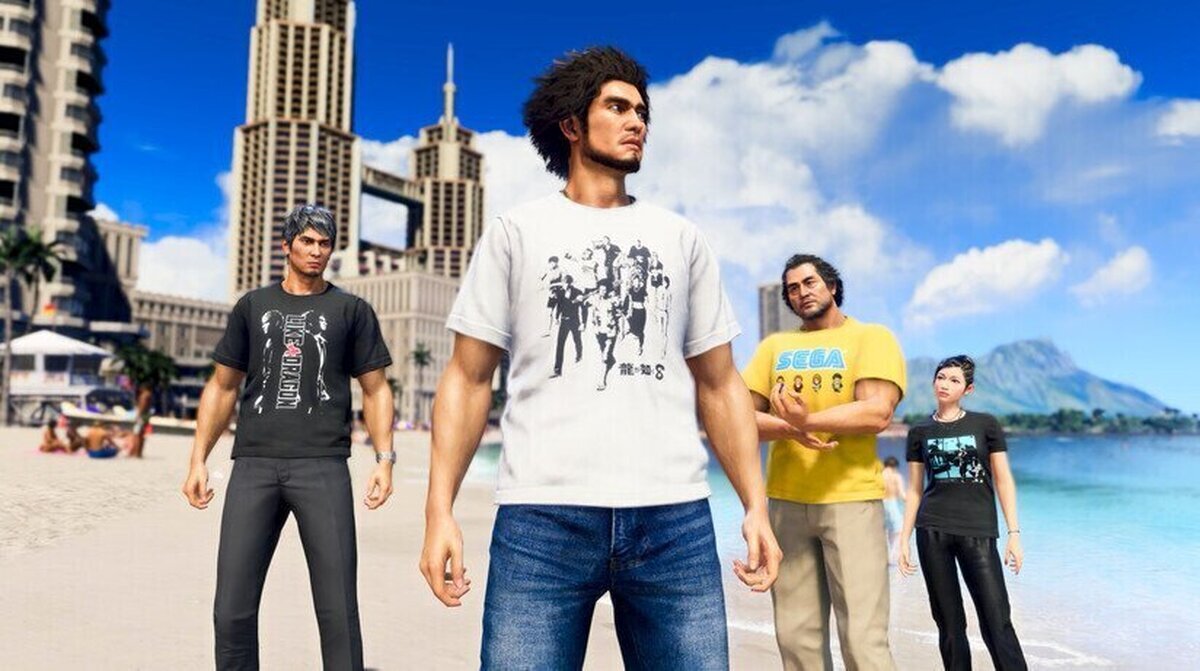 Like a Dragon: Infinite Wealth celebra el millón de copias vendidas - Camisetas de juego