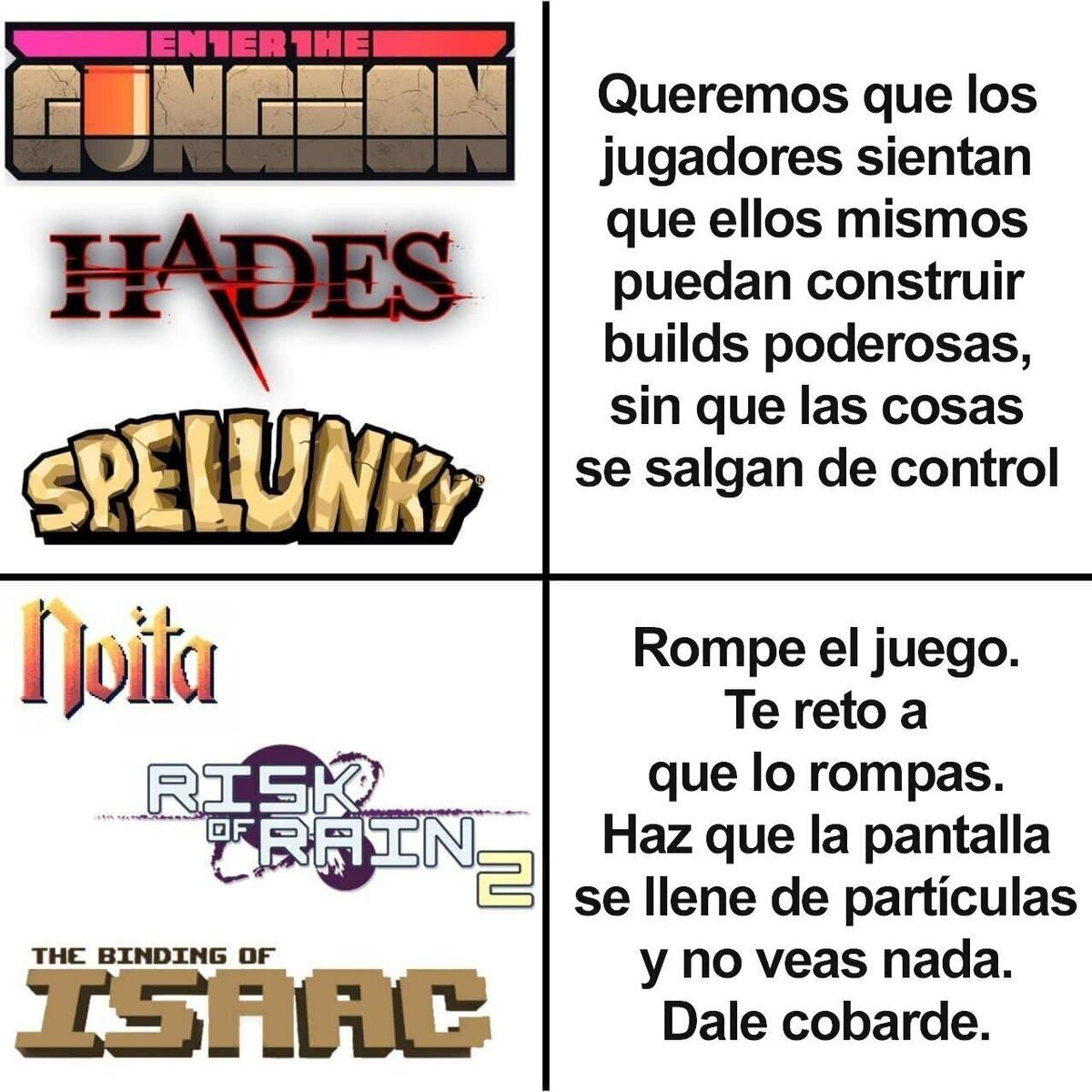 Los dos tipos de roguelike