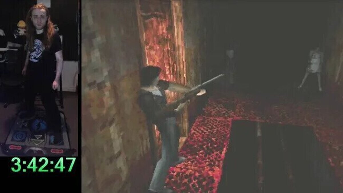 Un streamer se ha pasado Silent Hill en modo difícil usando una alfombrilla de baile