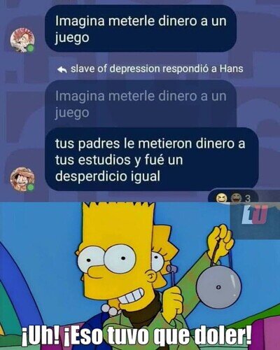 Justo donde más duele