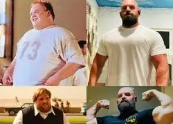 El actor Ethan Suplee (Me llamo Earl, Remember the Titans, Mallrats) a la izquierda en 2017 y a la derecha actualmente.