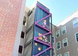 Incre&iacute;ble mural dedicado a uno de los juegos m&aacute;s importantes de la historia