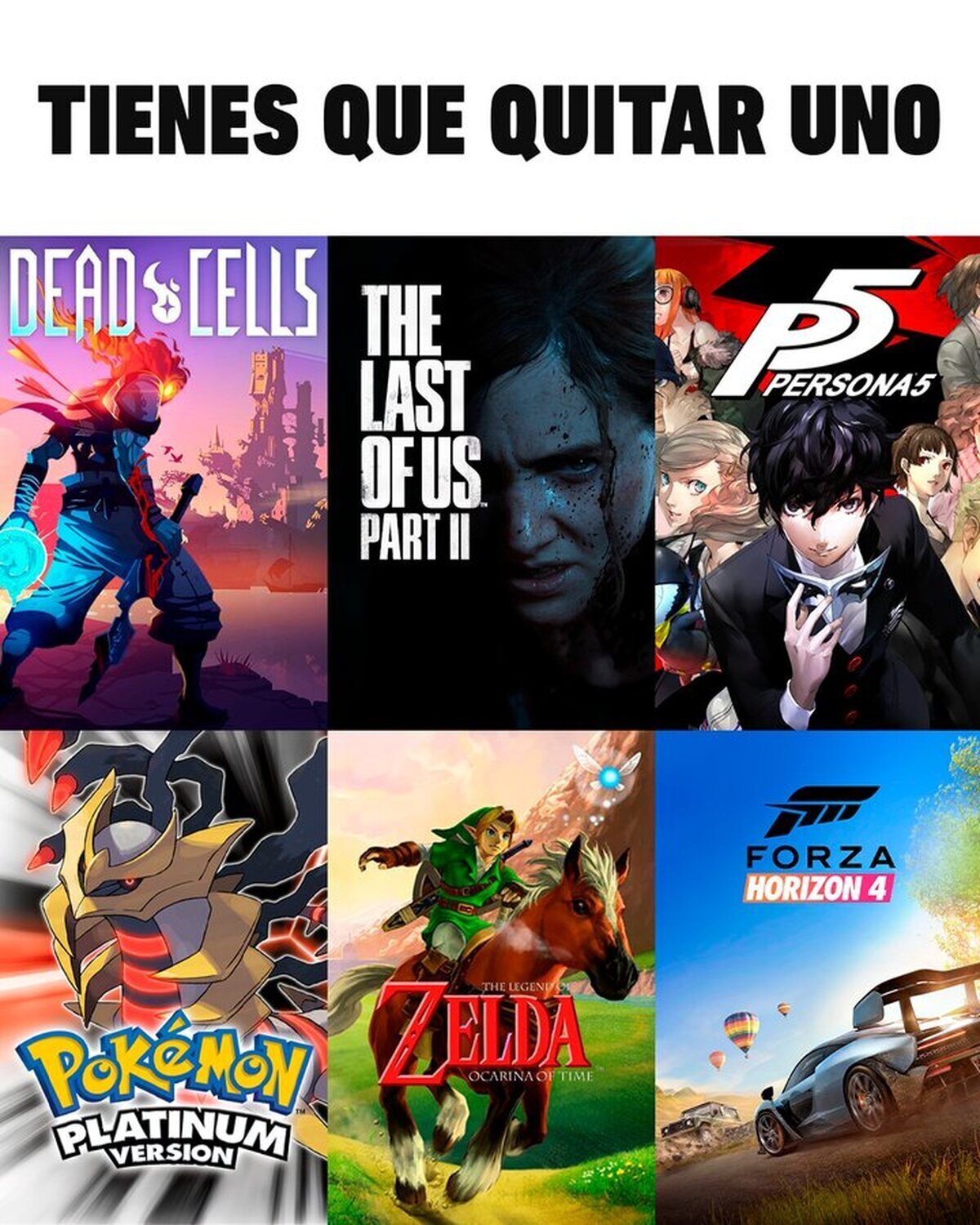 ¿Cuál quitarías para siempre?
