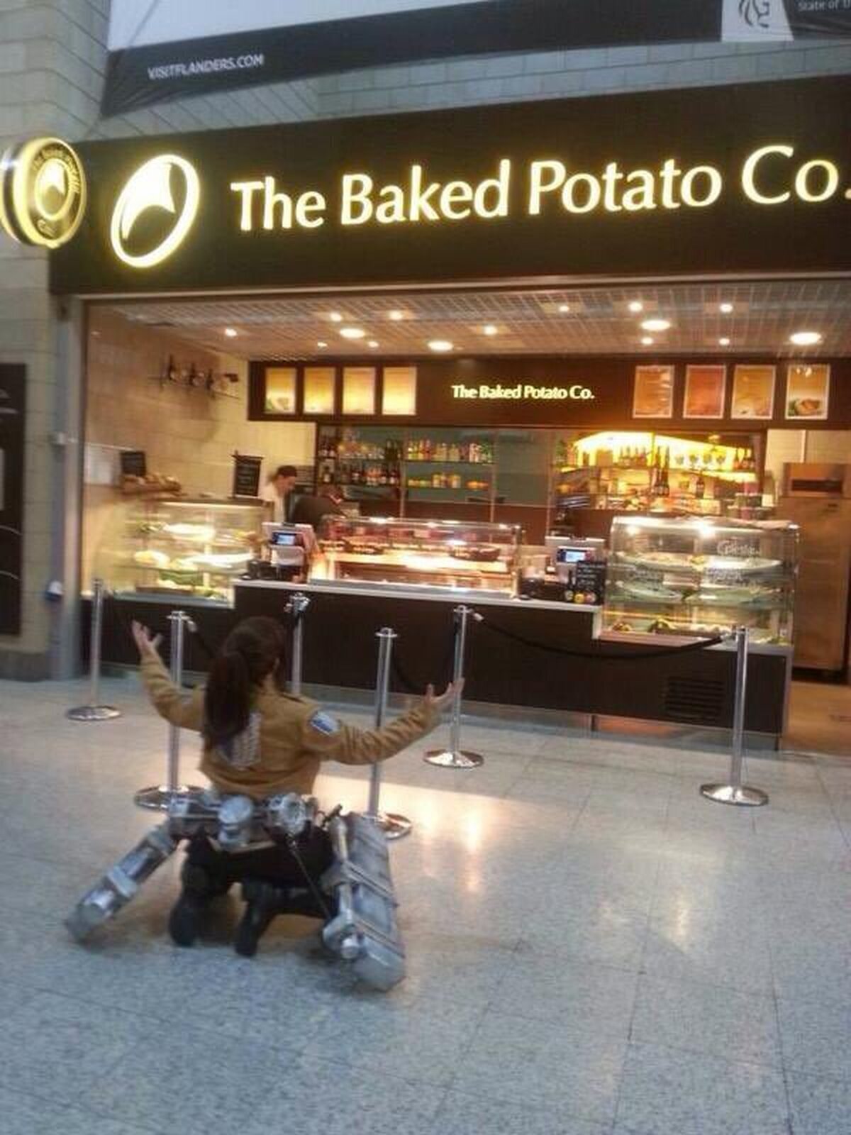 El paraíso para Sasha de Attack on Titan