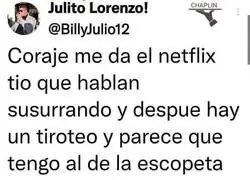 Menudos sustos me pego