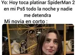 Obvio que es meme, no tengo novia... ni PS5