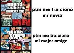 Resumiendo las tramas de los GTA