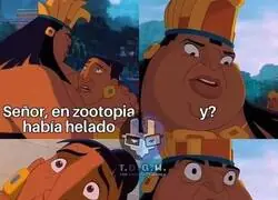 Helado en Zootop&iacute;a