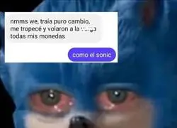 Como el Erizo azul