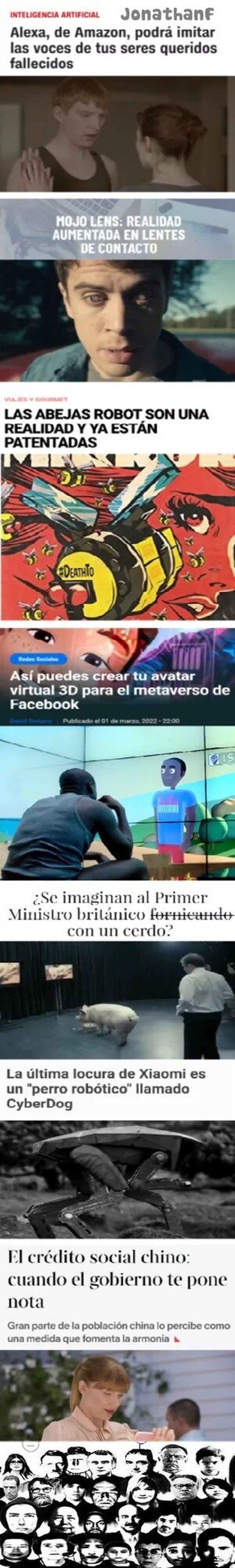 Noticias reales inquietantemente parecidas a capítulos de Black Mirror