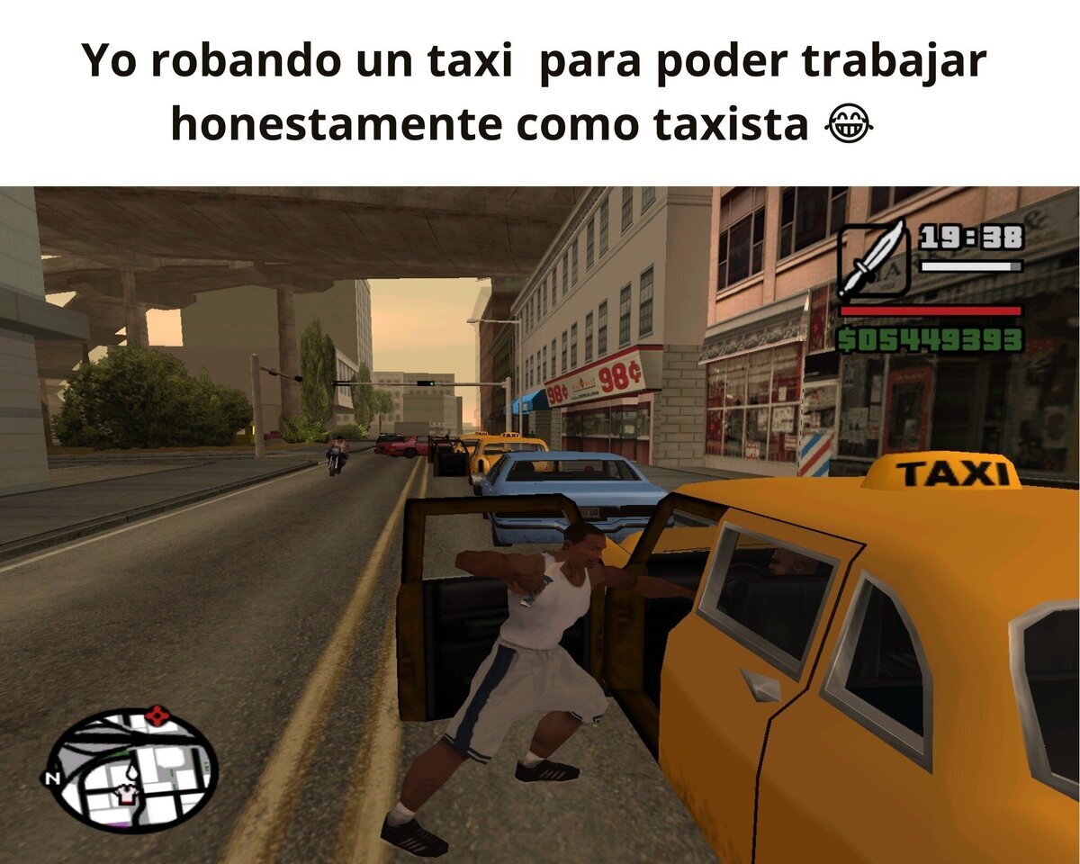 La vida honrada de un taxista