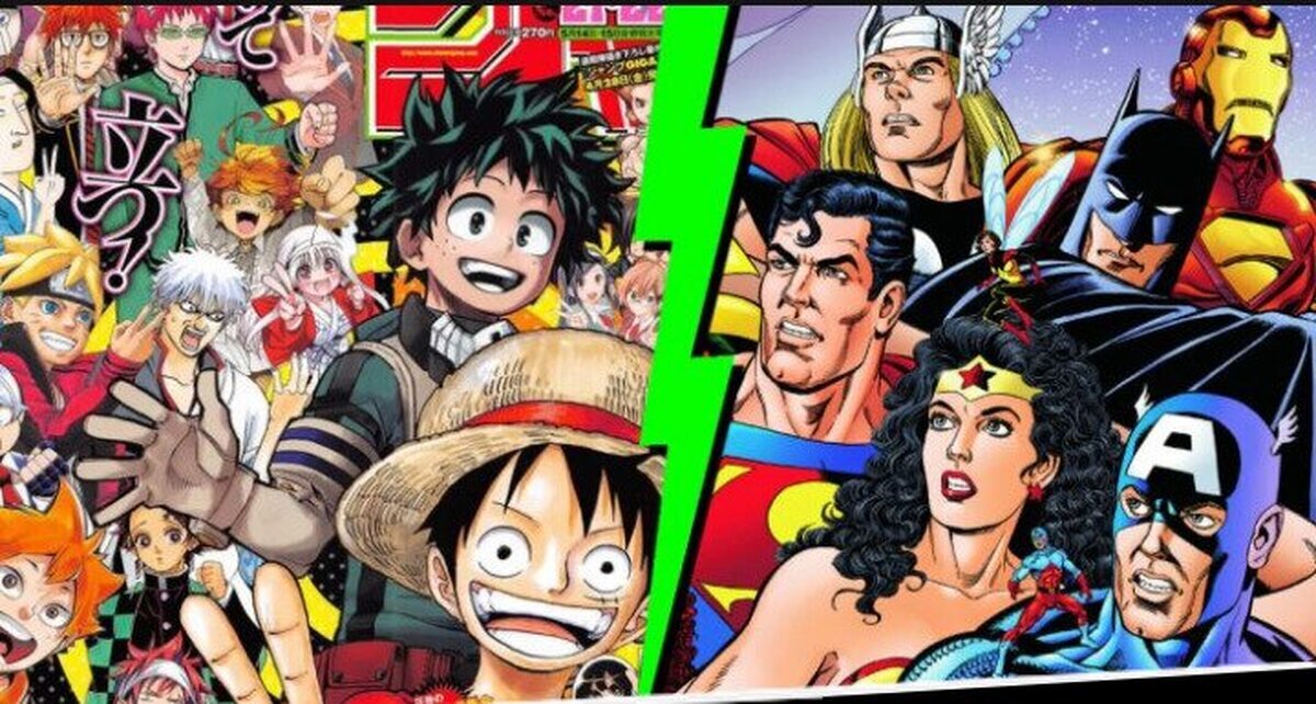 El manga está superando soberbiamente al Comic Americano