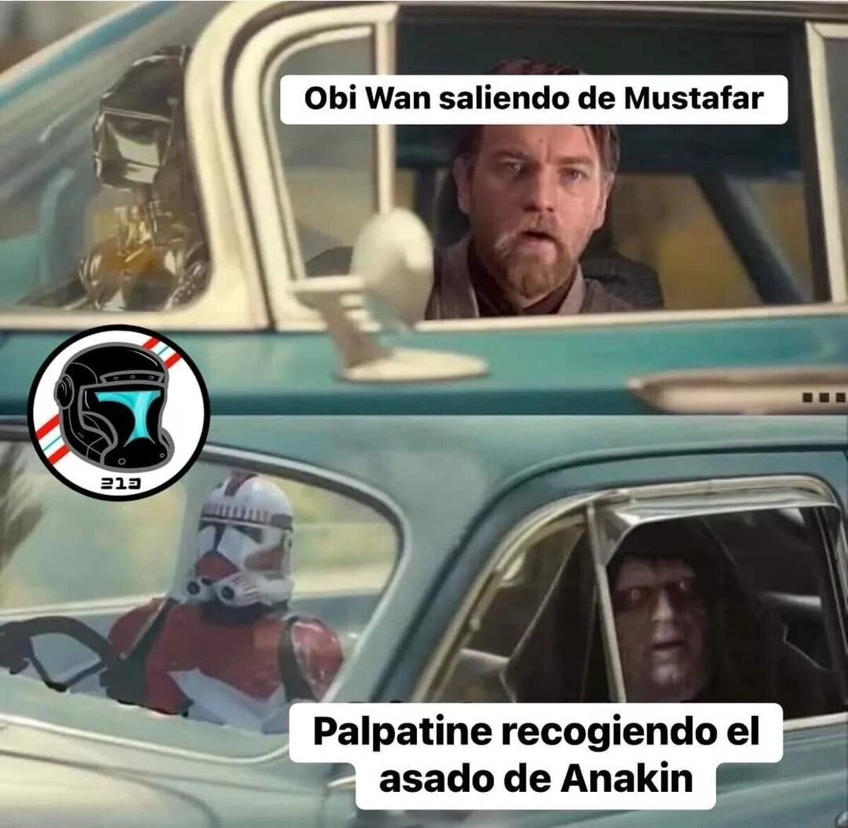 Se debieron encontrar por el camino