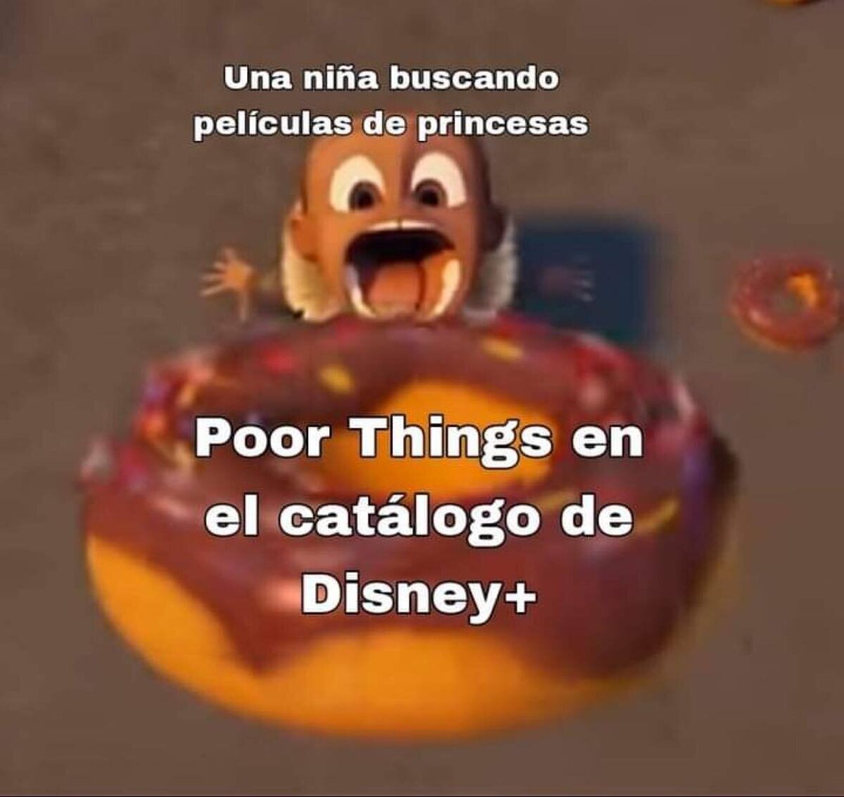 No, esa no es una princesa Disney...