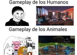 El gameplay del reino animal
