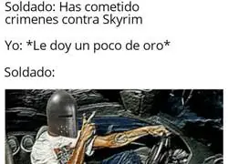Los sobornos en Skyrim