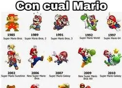 &iquest;Cual fue tu primer mario?