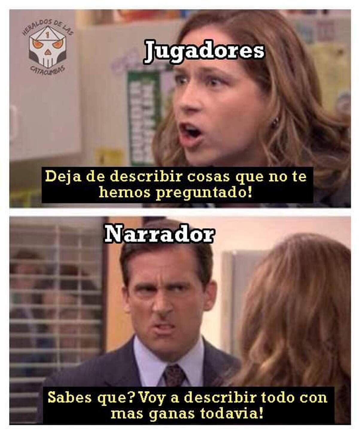 Ya basta, narrador