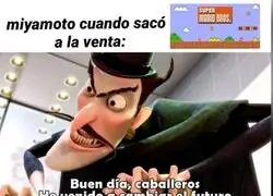 Se&ntilde;or Miyamoto, hay ni&ntilde;os presente...