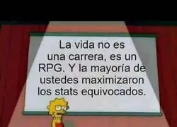 La vida no es una carrera