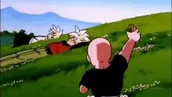 Cuidado con esa piedra Krillin