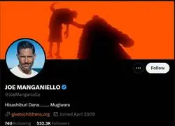 Lo de Joe Manganiello cambiando su banner y bio. S&iacute; que es un villano