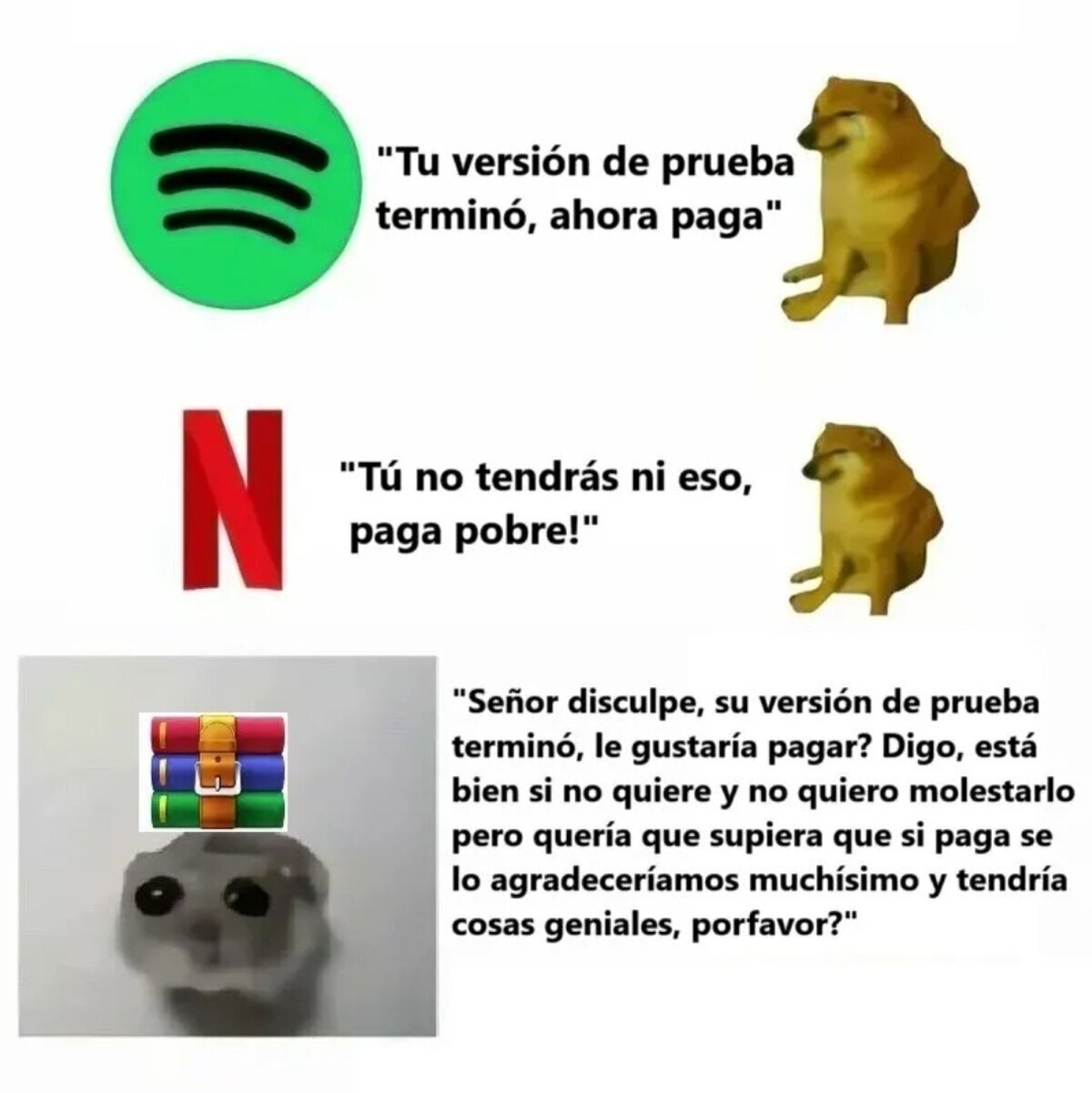 La civilización actual reposa sobre un pilar construido por WinRAR