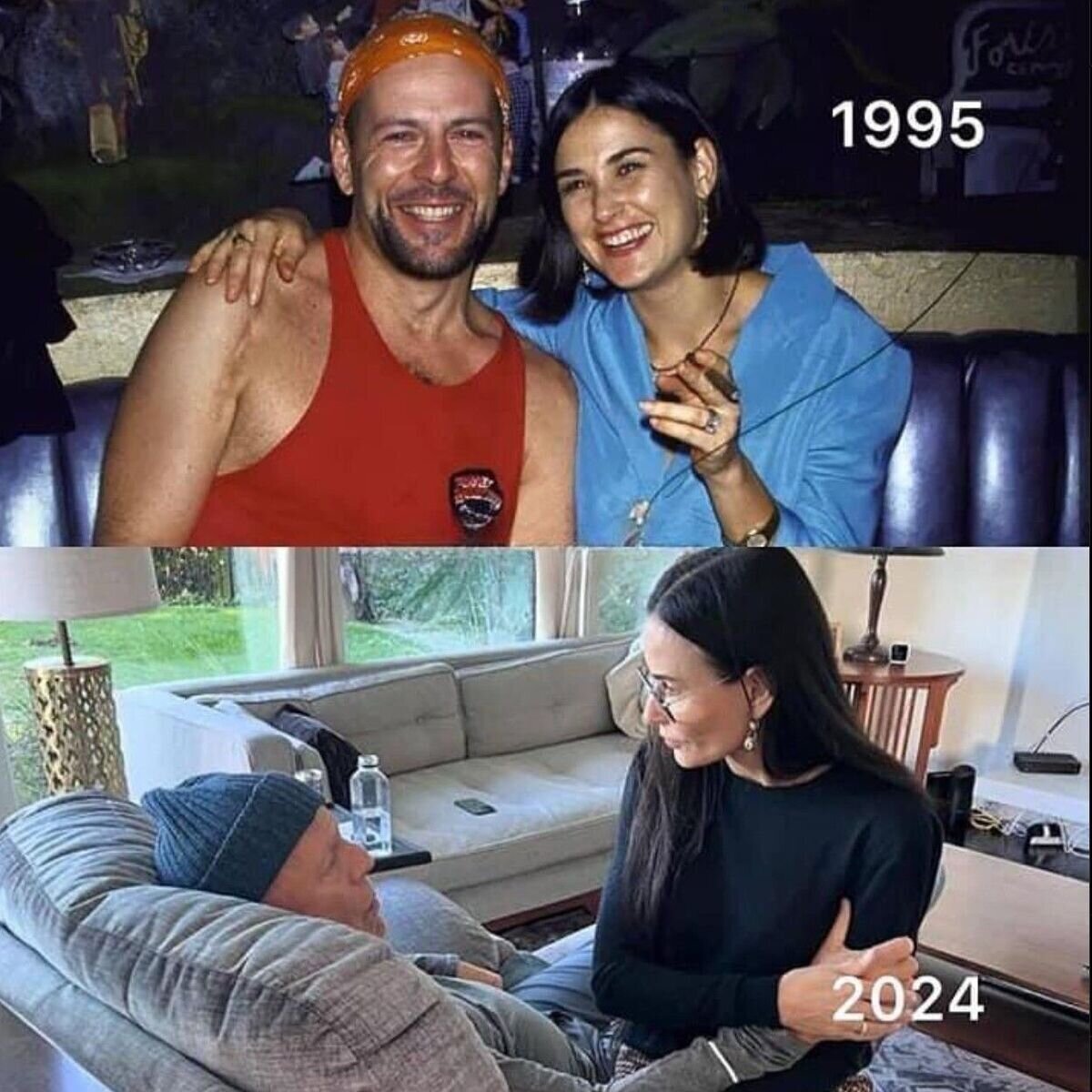 Bruce Willis y Demi Moore llevan separados 24 años, pero siguen siendo incondicionales.