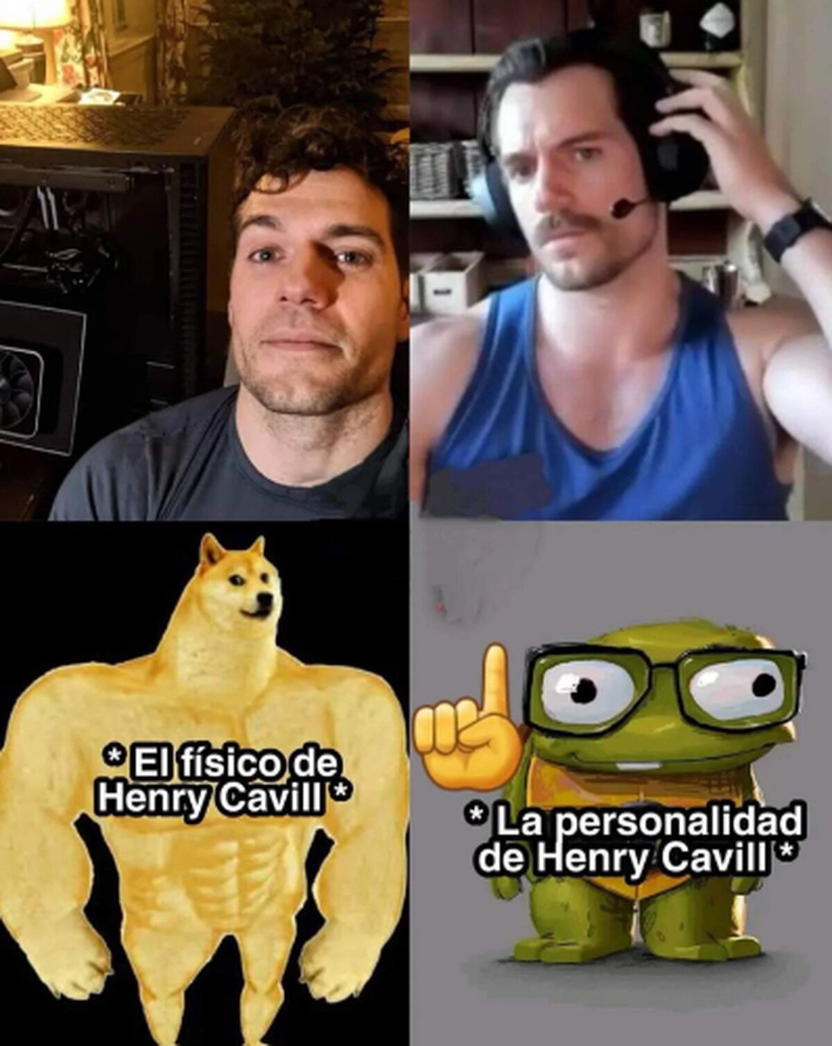 L físico y la personalidad de Henry Cavill