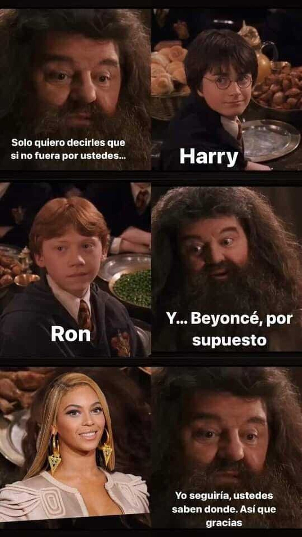 No se olviden de agradecen a Beyonce