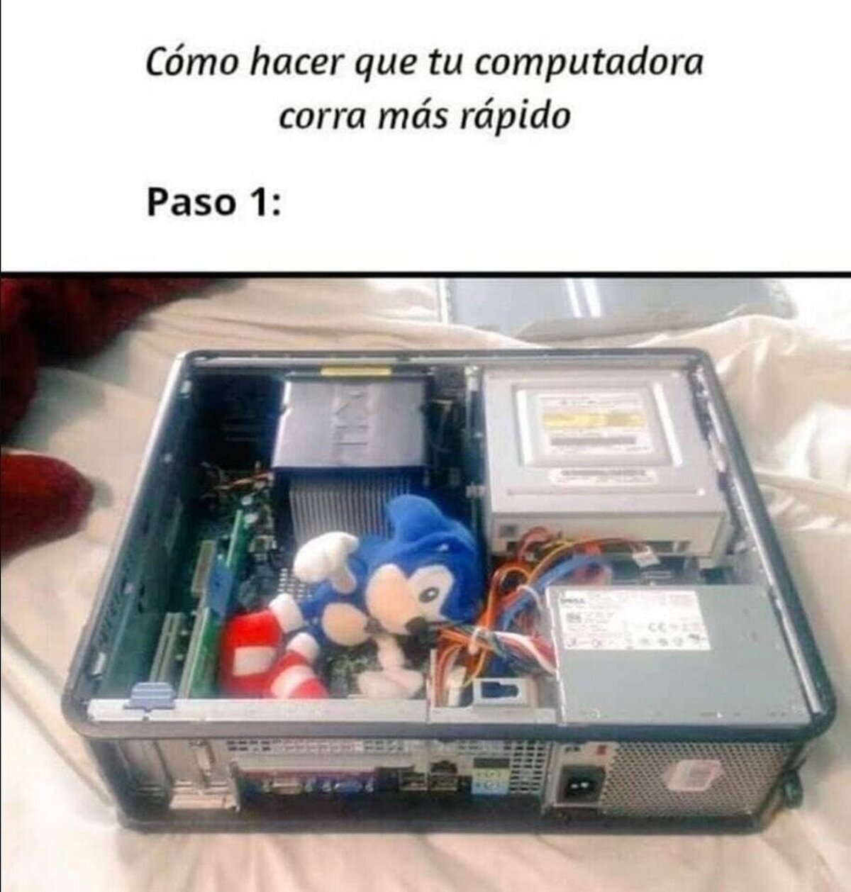Con ayuda del Sonic