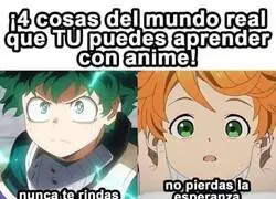 Ense&ntilde;anzas del anime