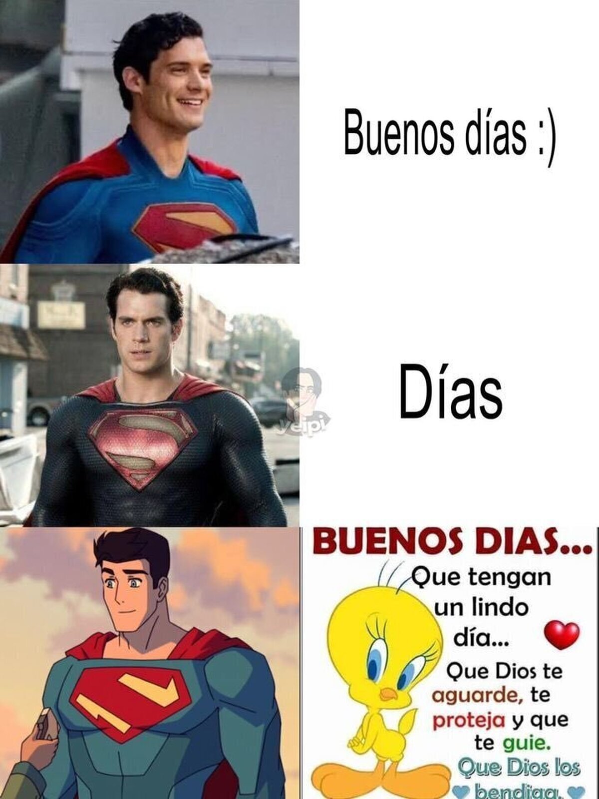 Este Superman parece una princesa Disney