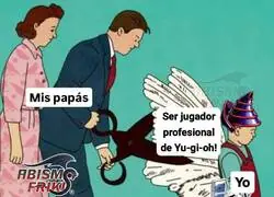 Volver&eacute; a estudiar. Del Yugioh no se puede vivir