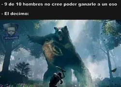 9 de cada 10 hombres