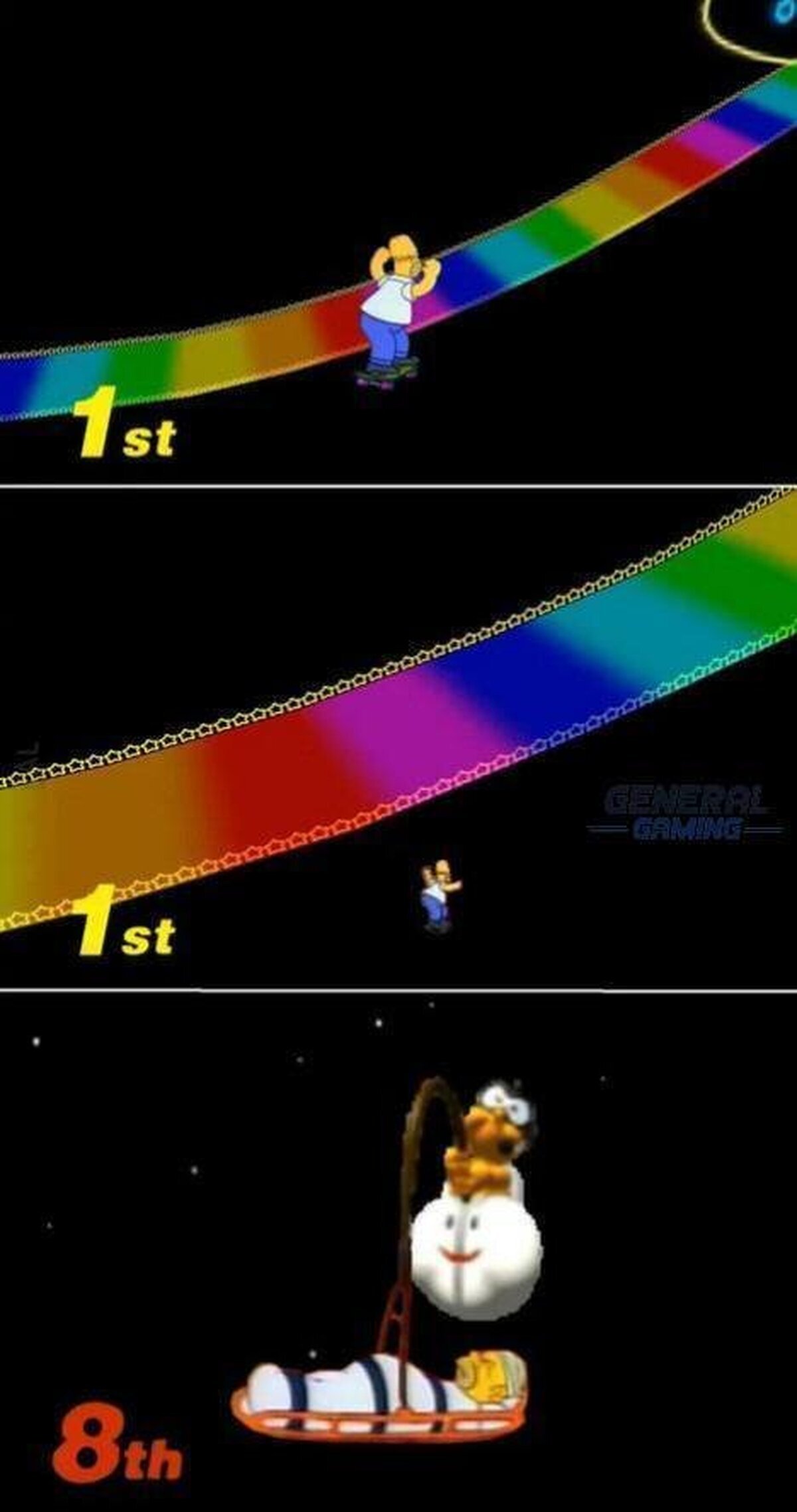 Ese arco iris es lo peor