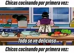 Un desastre en la cocina