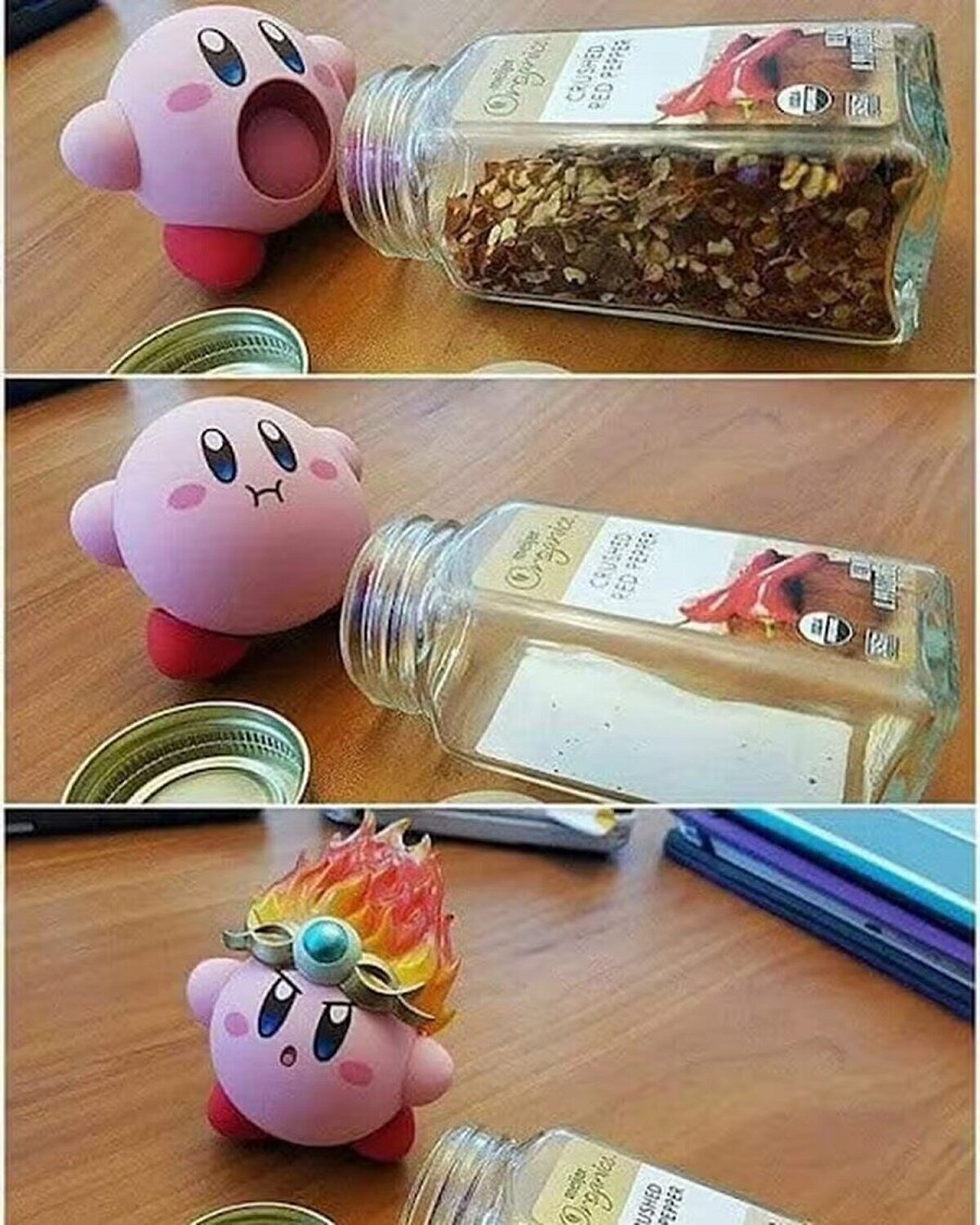 Kirby está que arde
