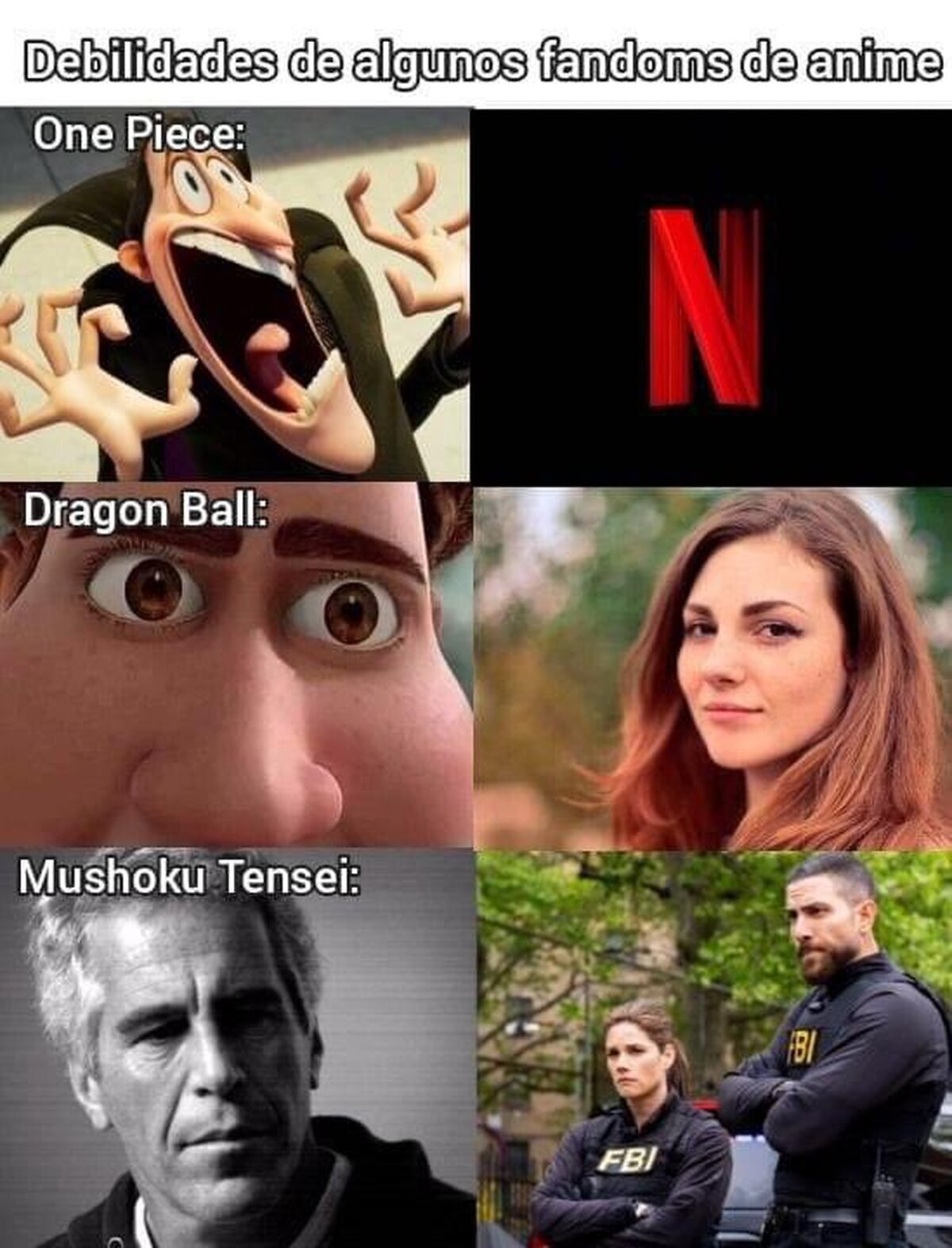 Debilidades de fans del Anime