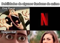 Debilidades de fans del Anime