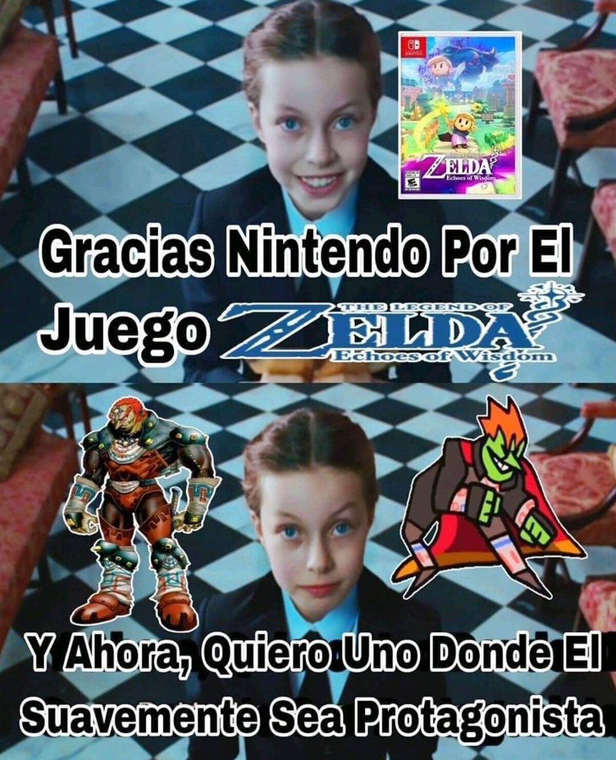 Y completemos cada portador de la trifuerza
